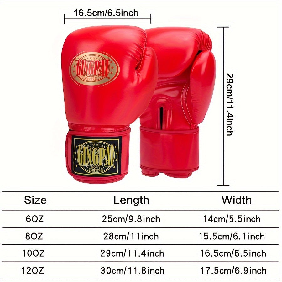 Durable Professional Boxing Gloves for MMA and Kickboxing Training - Abrasion-Resistant and Long-Lasting for Intensive Boxing Sessions