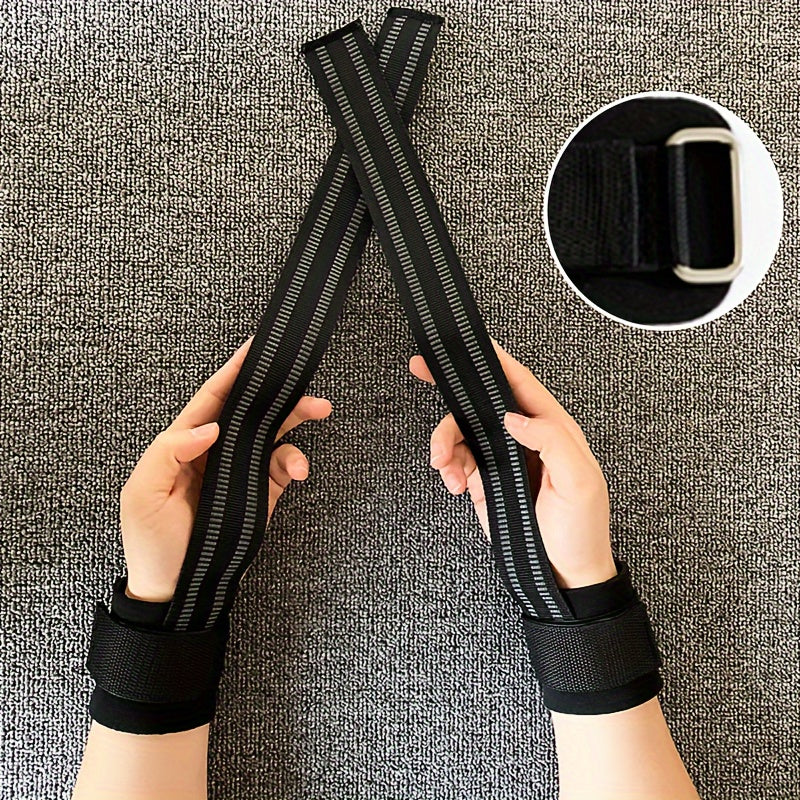 1 Pair Wrist Straps, Breathable & Non-Slip Wristband For Weightlifting, Workouts, Bodybuilding,, Strength Training