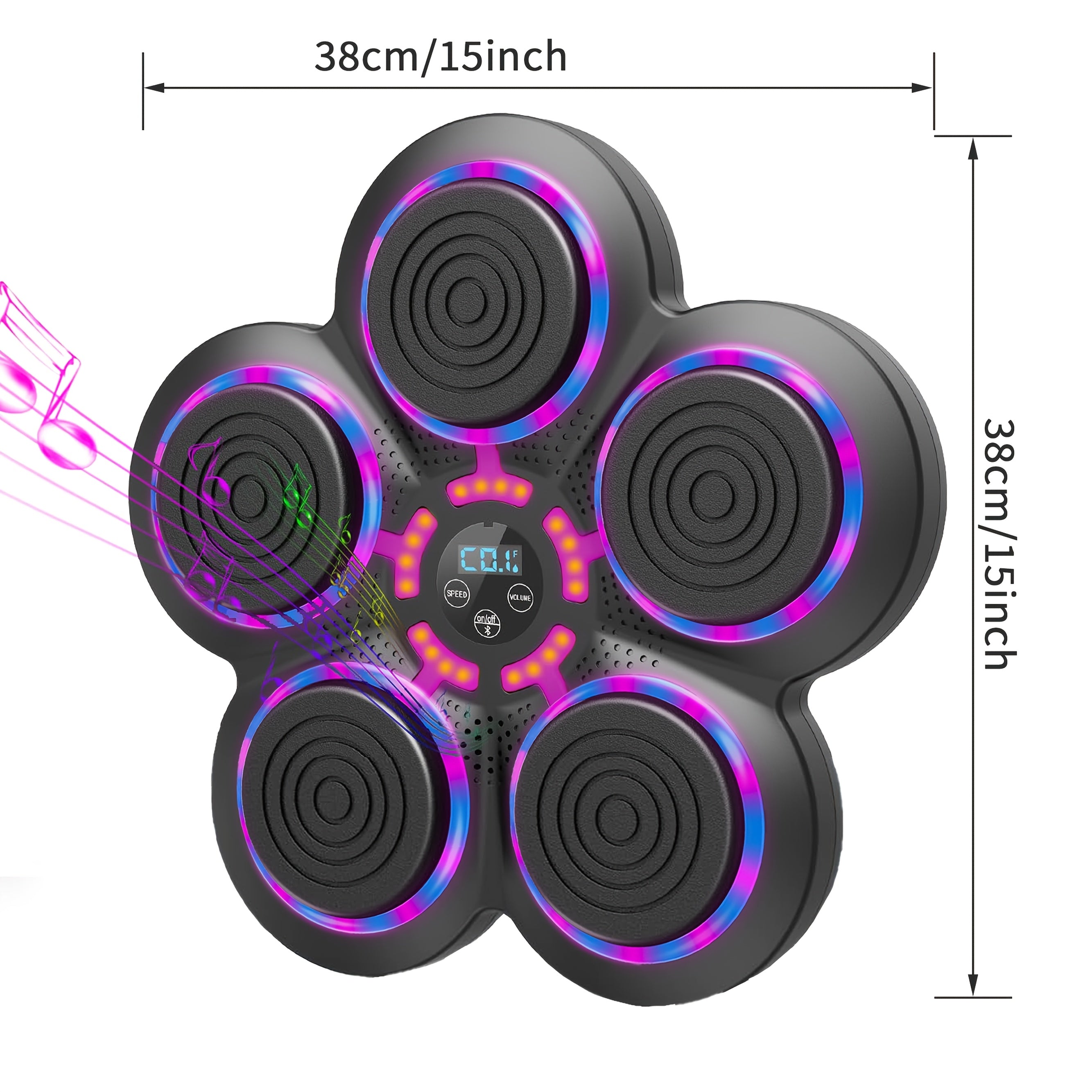 Upgrade Intelligent Music Boxing Machine for Adults, Boxing Machine with Boxing Gloves, Wall Mounted Boxing Trainer, Electronic Boxing Target Fitness Striking Equipment for Home, Indoor And Gym Use