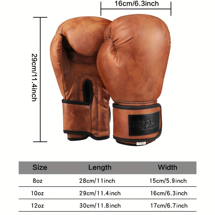 Professional boxing gloves for men and women, adult size, 12oz.