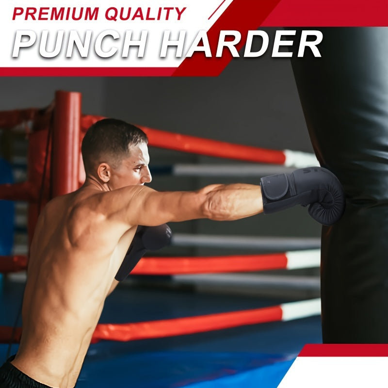 Professional Boxing Gloves - Premium Quality for Adult Men and Women, Ideal for Sanda, Muay Thai, and MMA Training, Heavy-Duty Fighting and Sandbag Training, Unrestricted Free Fight Experience