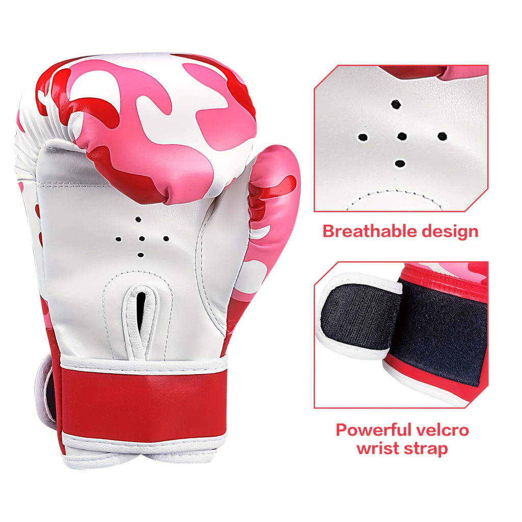 1pair Boxing Gloves, Training Gloves For Men, Women - Breathable And Durable