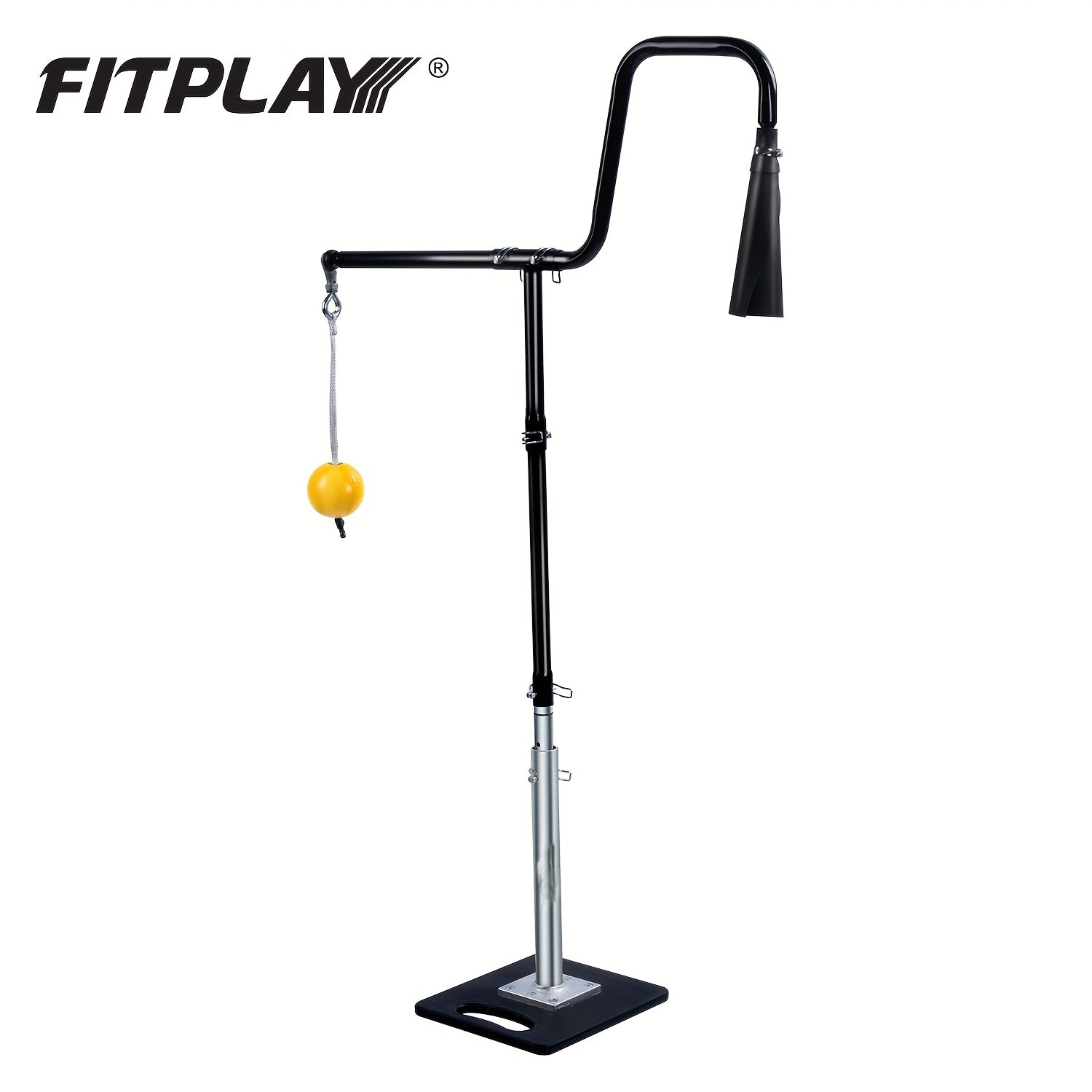 3-in-1 Baseball Softball Batting Tee, 5 Hitting Modes to Choose, Auto Reset Baseball Swing Trainner with Tethered Ball, Baseball Bat Grip, Hitting Practice, Batting Drills, Adjustable Tee, Portable Trainer, Durable Constructi