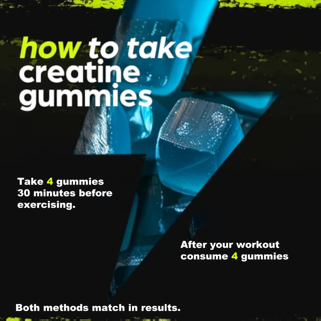 Creatine Monohydrate Gummies Complex 5000mg For Men & Women - 120 Gummies Advanced Formula W/L-Taurine + Vitamin B12 Supplement