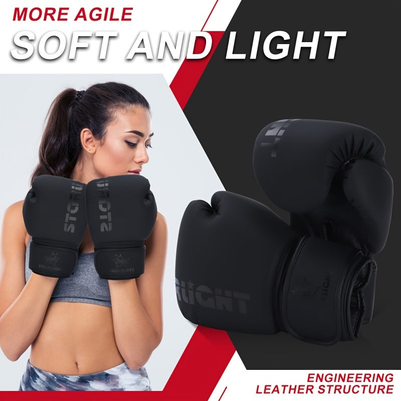 Professional Boxing Gloves - Premium Quality for Adult Men and Women, Ideal for Sanda, Muay Thai, and MMA Training, Heavy-Duty Fighting and Sandbag Training, Unrestricted Free Fight Experience