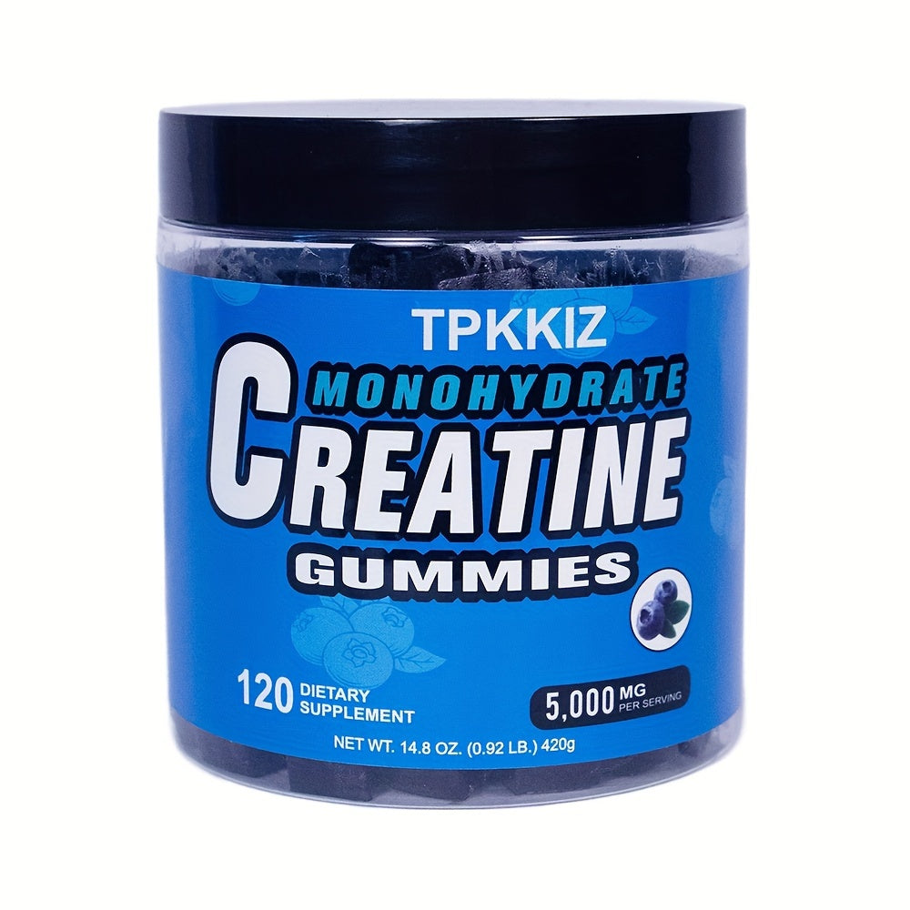 2/1blt, Creatine Monohydrate Gummies, 120 Creatine Monohydrate Gummies For Men And Women, 4g/0.14oz Creatine Monohydrate Per Serving, Sugar Free, Blueberry Flavor