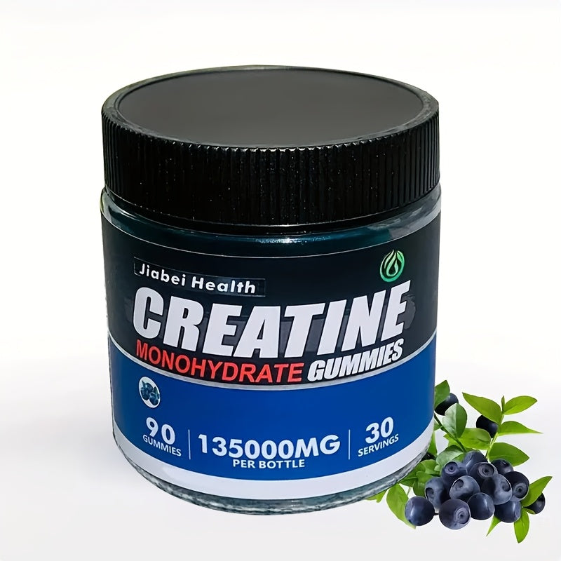 Selected Multi Dimensional Blueberry Creatine Gummies, 90 Capsules, 135000mg Per Serving, Men'S And Women'S Nutritional Supplements, Full Of Vitality Every Day, Suitable For Both Men And Women, Christmas Gifts, Birthday Gifts