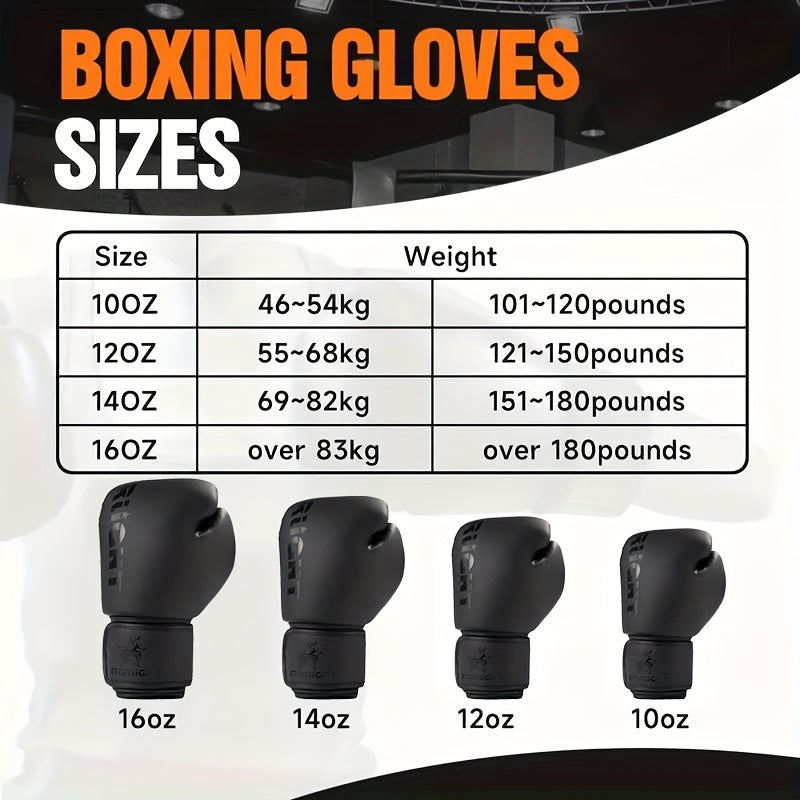 Professional Boxing Gloves - Premium Quality for Adult Men and Women, Ideal for Sanda, Muay Thai, and MMA Training, Heavy-Duty Fighting and Sandbag Training, Unrestricted Free Fight Experience