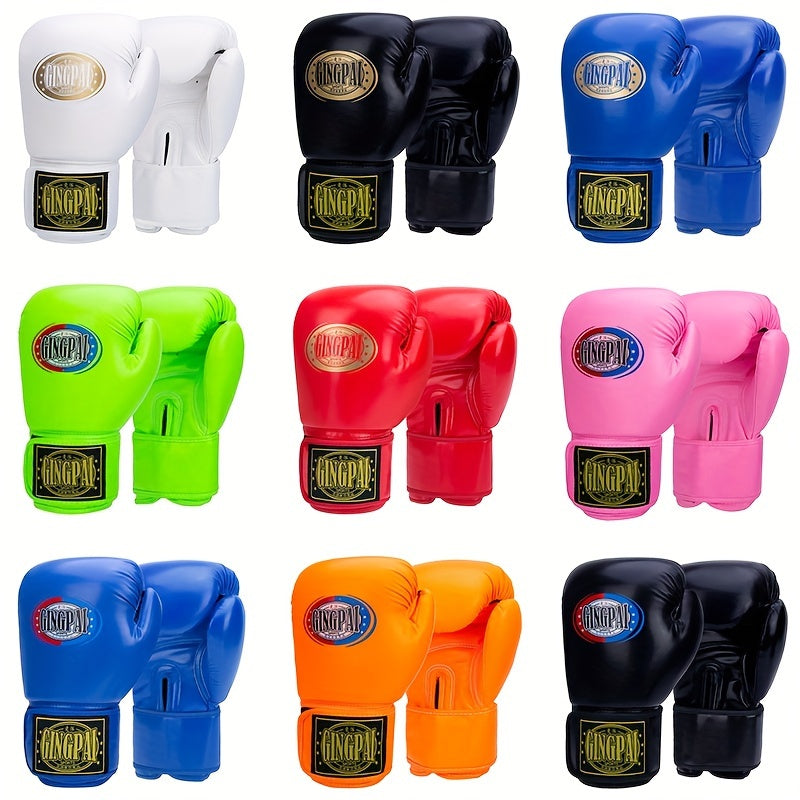 Durable Professional Boxing Gloves for MMA and Kickboxing Training - Abrasion-Resistant and Long-Lasting for Intensive Boxing Sessions