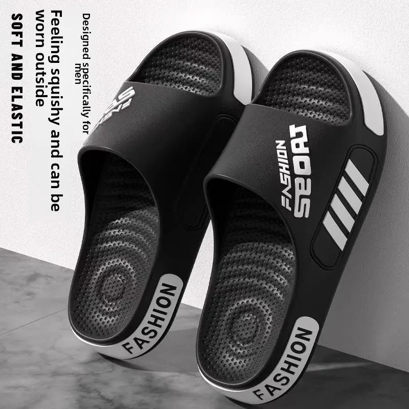 Summer Fashion Slippers For Men Sport Outdoor Sandals Bathroom Non-skid Indoor And Home Sandals For Women Couple Lovers Shoes
