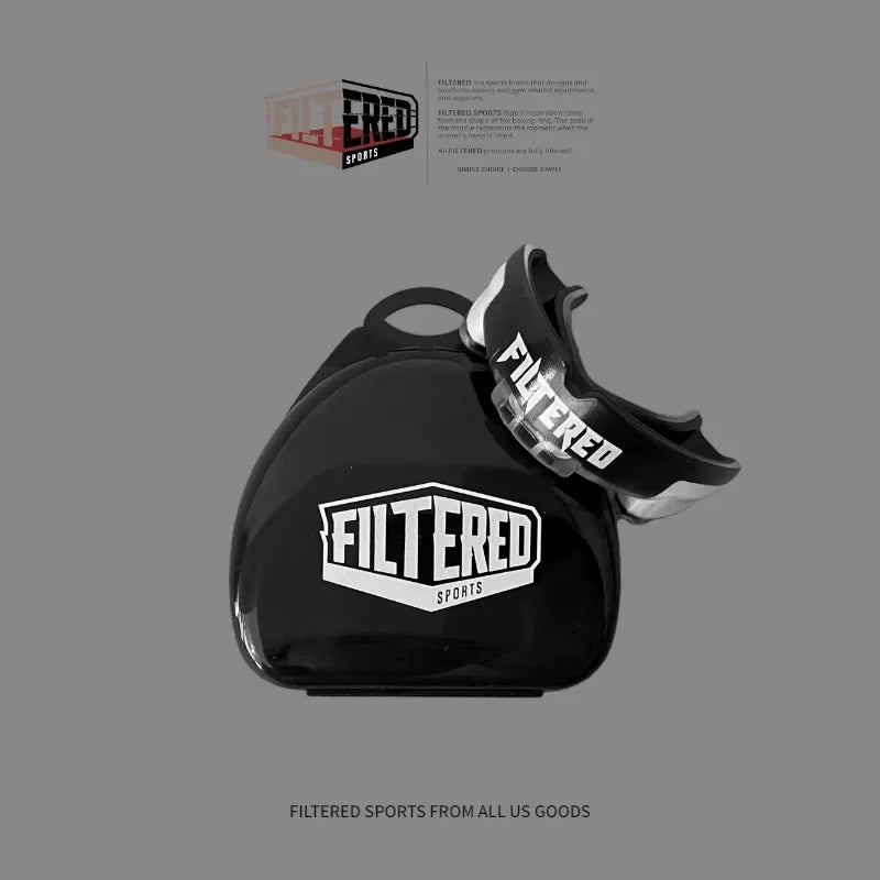 Filtered Sports Adult Sports Mouthguard Muay Thai Boxing Teeth Protection Mma Rugby Fight Training BracesFighting Mouth Guard
