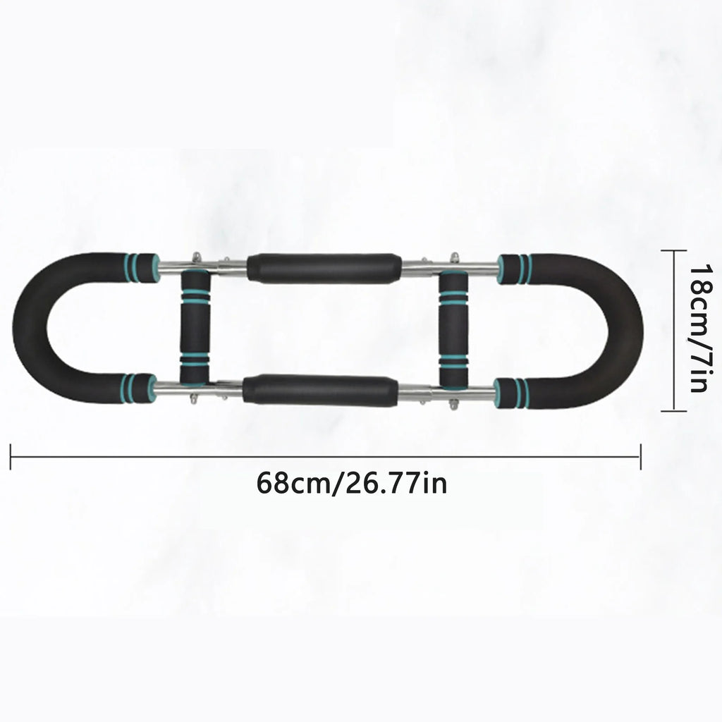 40KG u shape Hand Gripper Strengths Twister Arm Trainer Power Twister Bar Fitness Equipment for Men and Women Home Workout