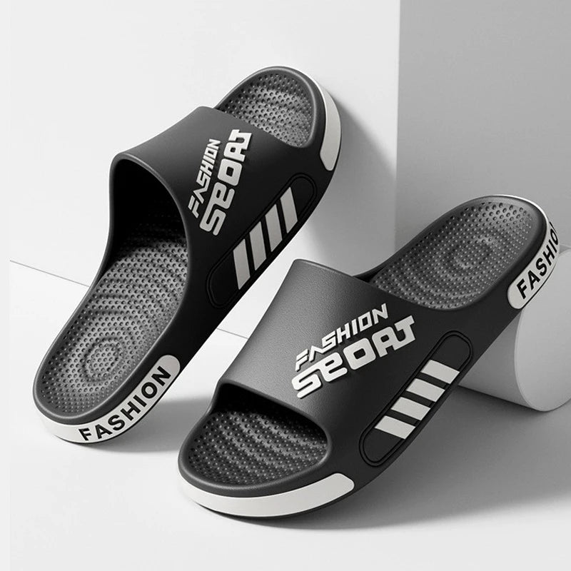 Summer Fashion Slippers For Men Sport Outdoor Sandals Bathroom Non-skid Indoor And Home Sandals For Women Couple Lovers Shoes