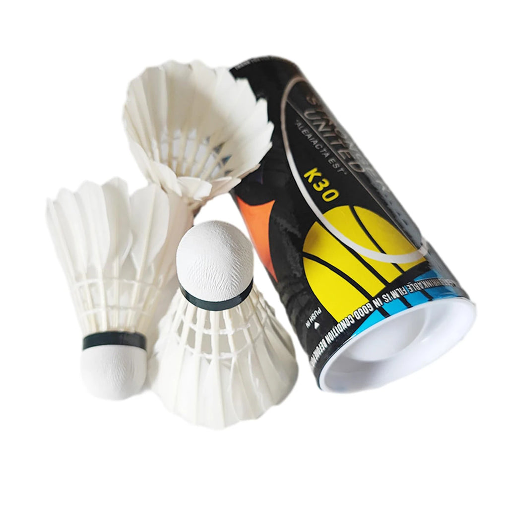 3Pcs Badminton Shuttlecocks Professional White High Speed Badminton Ball For Game Training Sport Practice Youth Wholesale