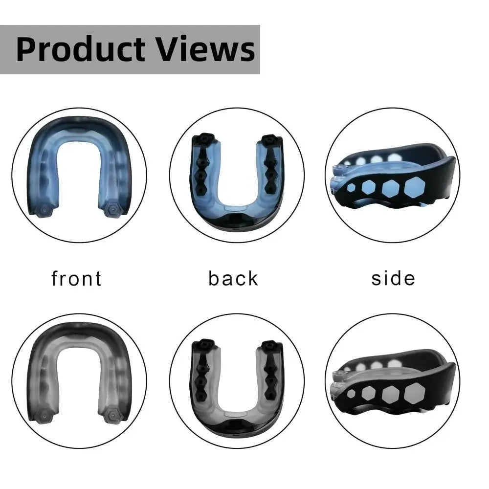Universal Football Mouth Guard Comfortable Protective Football Mouthpiece Shock Absorption Sports Mouthguard Hockey Accessories