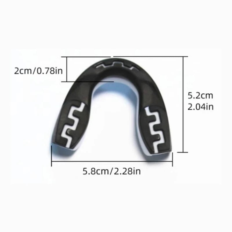 Adult Sports Mouthguard Muay Thai Boxing Teeth Protection Mma Fighting Mouth Guard Children Rugby Fight Training Braces