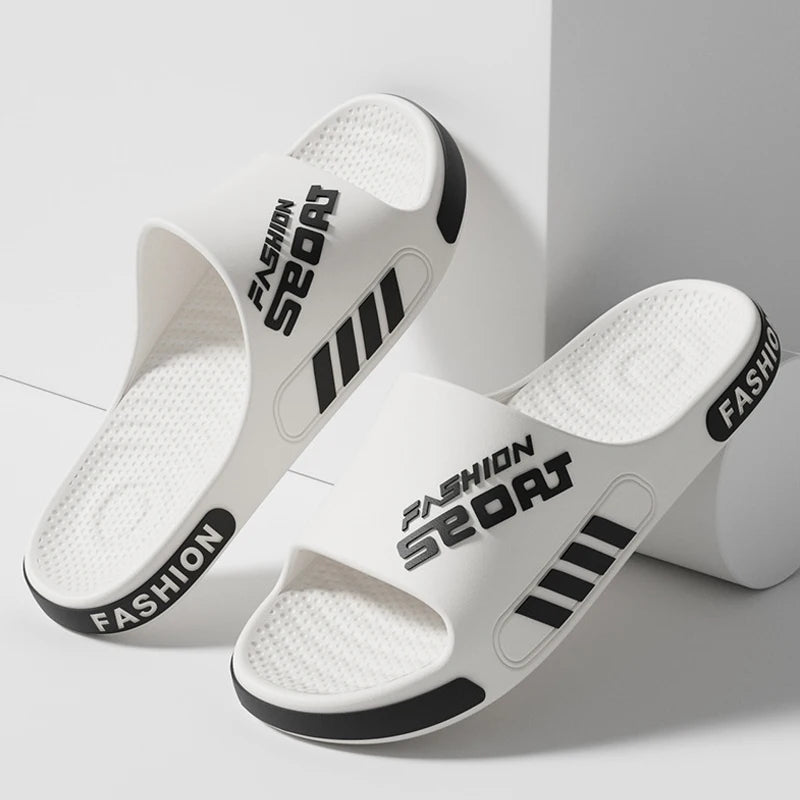 Summer Fashion Slippers For Men Sport Outdoor Sandals Bathroom Non-skid Indoor And Home Sandals For Women Couple Lovers Shoes