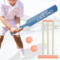 Kids Cricket Set Cricket Sports Training Set Stumps with Stand Outdoor Sports Game 2 Balls for Outdoor Yard Sports Garden Summer