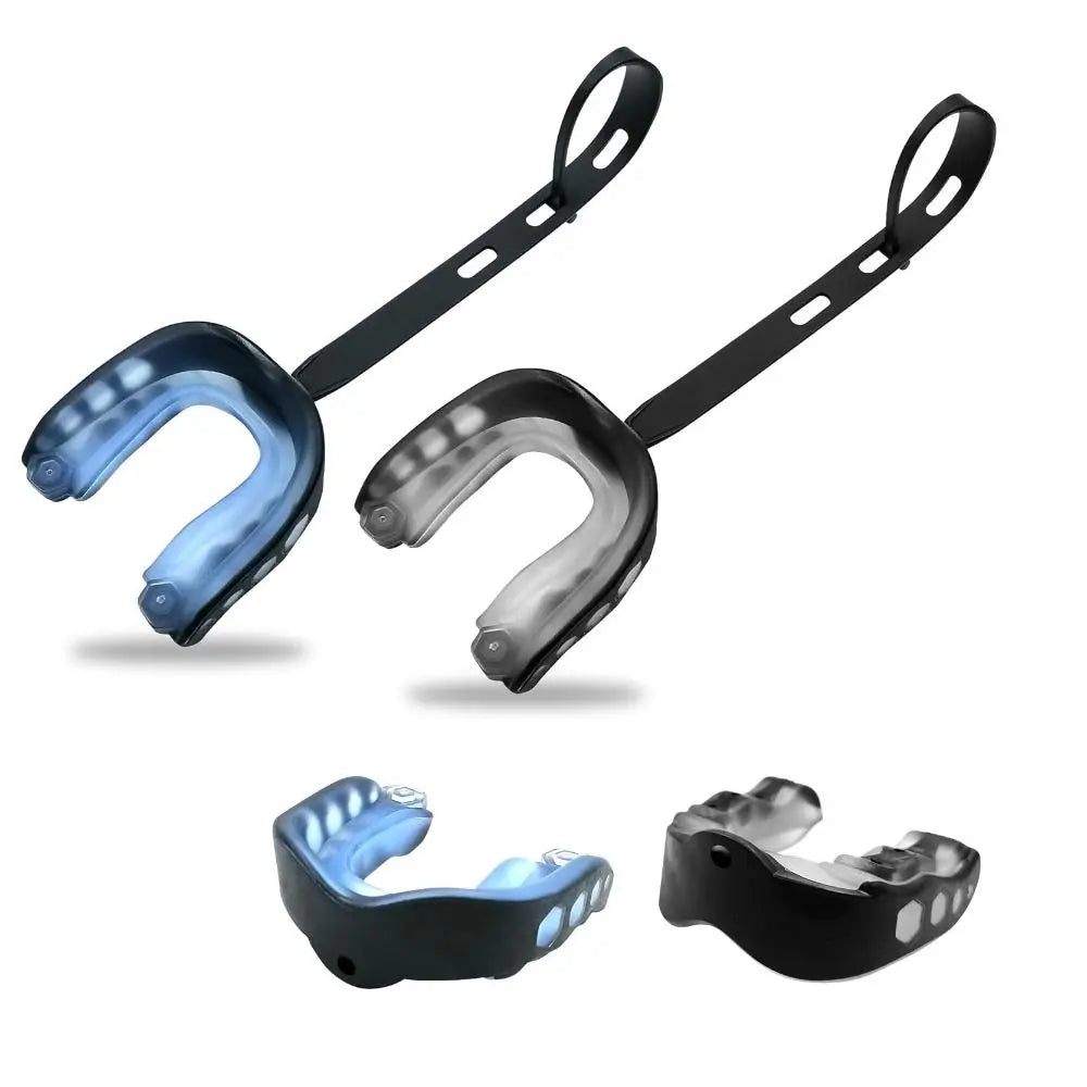 Universal Football Mouth Guard Comfortable Protective Football Mouthpiece Shock Absorption Sports Mouthguard Hockey Accessories