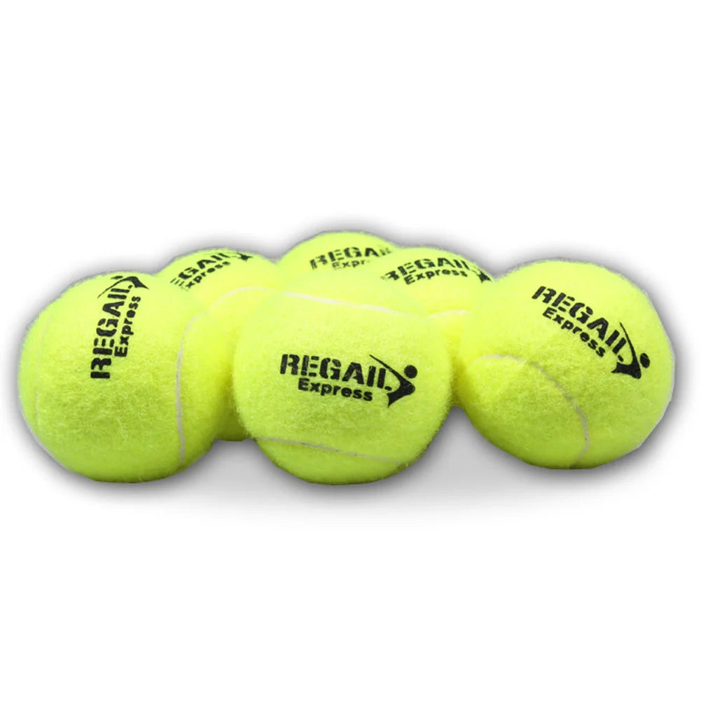Professional Rubber Tennis Ball High Resilience Tennis Practice Ball for School Club Competition Training Exercises