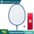 ALP ZJ2.0 Pro 4U 85g 100% Carbon Fiber + Titanium Alloy Badminton Racket Ultra-light Sports Equipment Racket Badminton Training