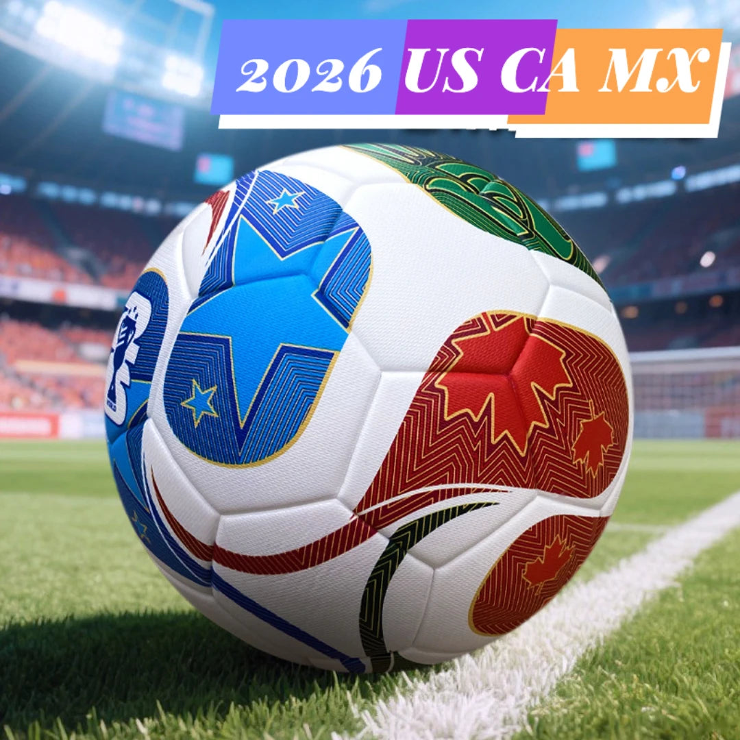 2026 New Soccer Ball – Sizes 5 – Soft Touch TPU Cover, Durable Butyl Bladder, Youth & Adult Training Ball for Indoor & Outdoor