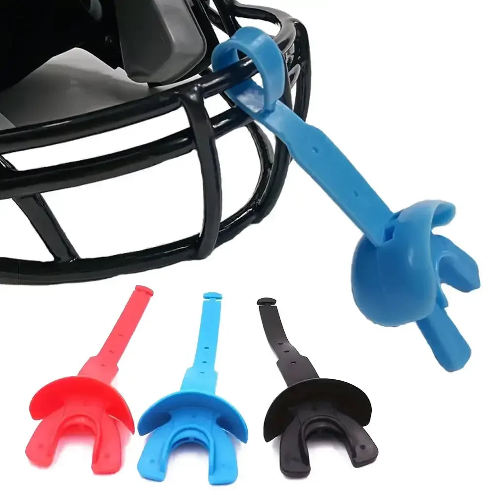Football Mouthguard with Lip Protection Mouth Guard with Strap Mouth Protector Basketball Karate Rugby Boxing Accessories