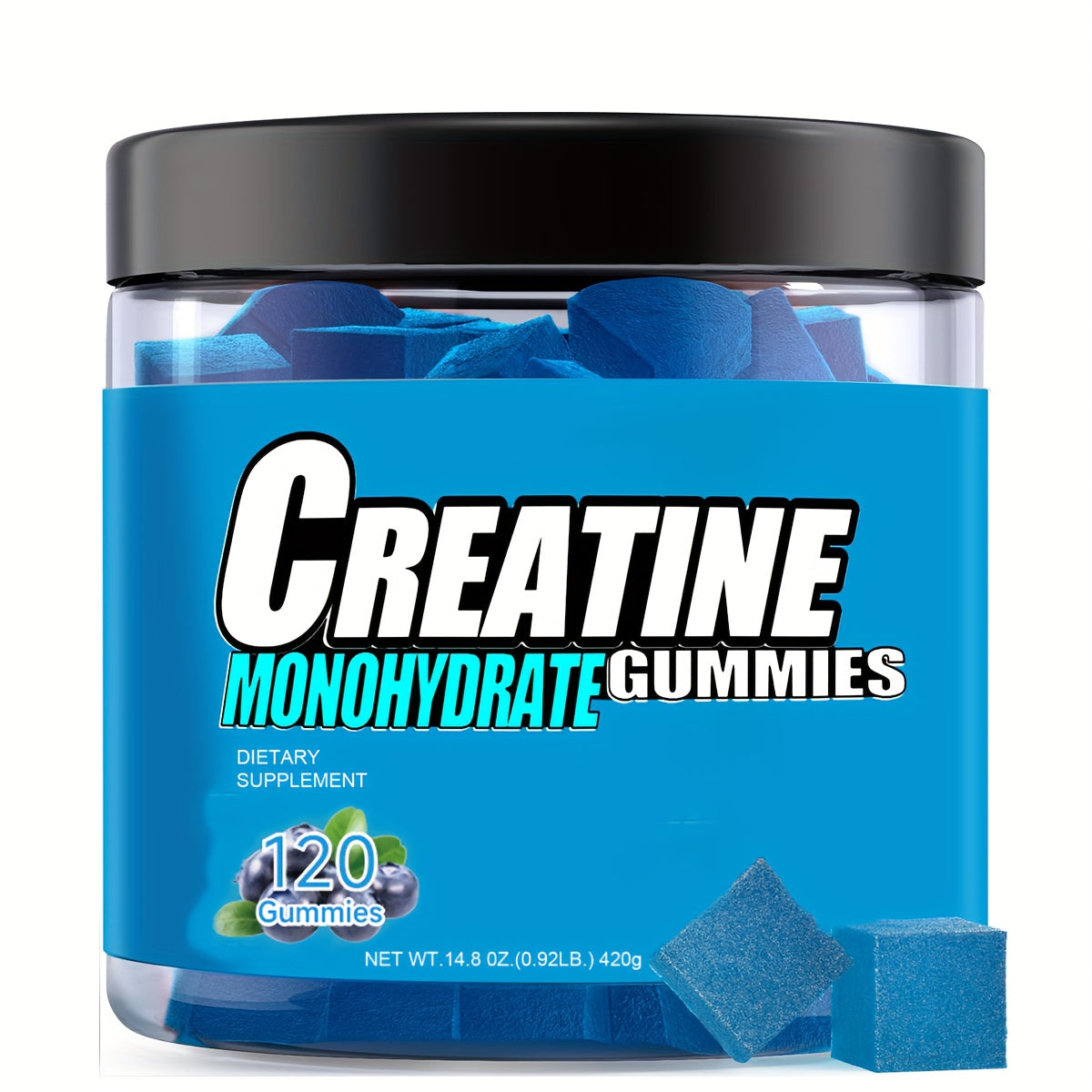 3/1pc Creatine Monohydrate Gummies For Men & Women, Supplement 5000MG PER SERVING, 120 Gummies Per Bottle For Sports