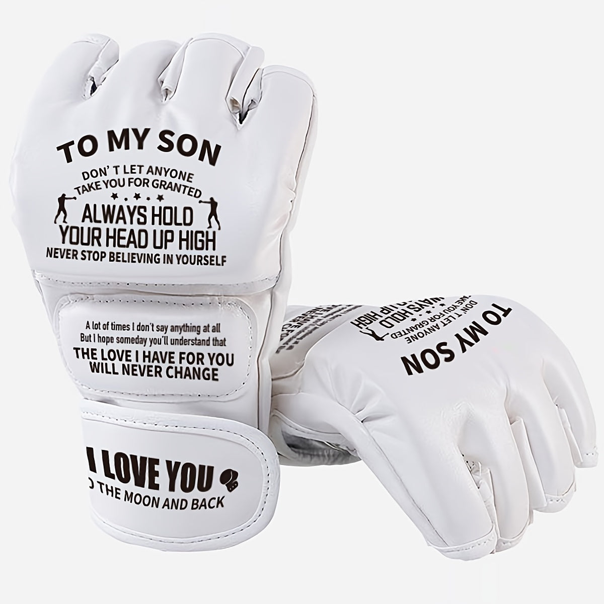 Breathable Sweat-absorbing Boxing Half-finger Gloves, Fighting Boxing Gloves, Boxing Equipment