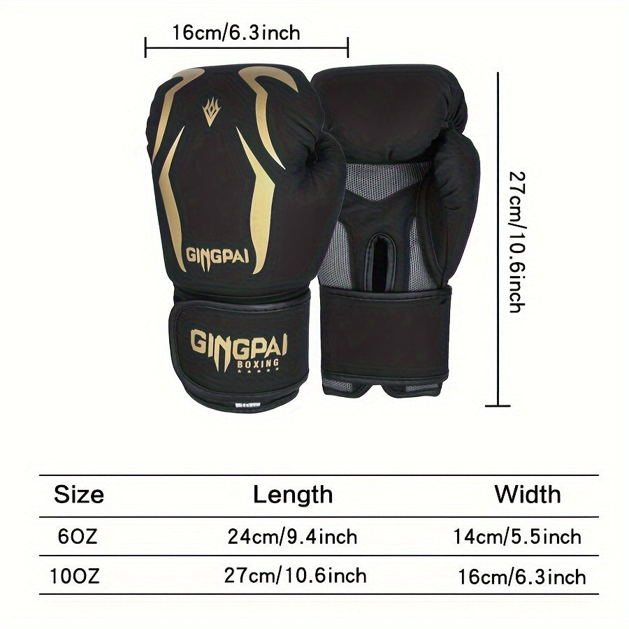 1pair Boxing Gloves, Training Gloves For Men And Women, Ideal For Sparring, Bag Work, And Heavy Bag Training
