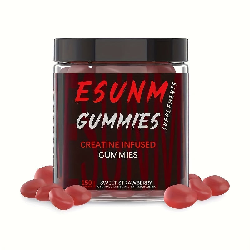 Creatine Gummies Gummies Supplements Blueberry Flavor Strawberry Flavor - 1jar Gummies
