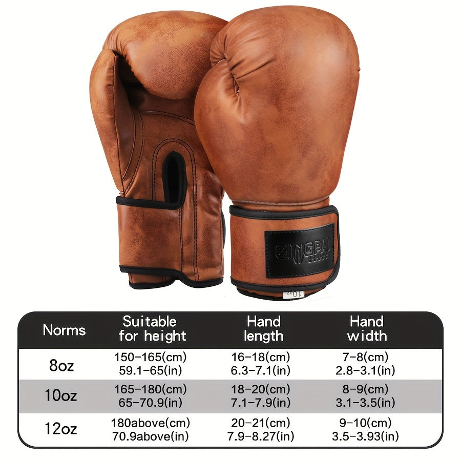 Professional boxing gloves for men and women, adult size, 12oz.