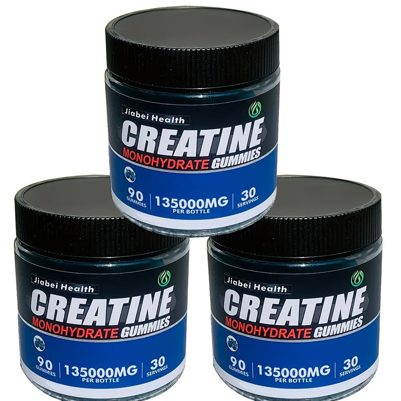 Selected Multi Dimensional Blueberry Creatine Gummies, 90 Capsules, 135000mg Per Serving, Men'S And Women'S Nutritional Supplements, Full Of Vitality Every Day, Suitable For Both Men And Women, Christmas Gifts, Birthday Gifts