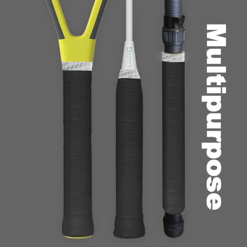 10pcs Tennis Badminton Racket Anti-Slip Absorbent Grip Belt, Breathable Sweatbands for Fishing Rod, Baseball Bat